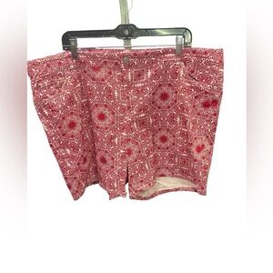 Westport Red White Kerchief Pattern